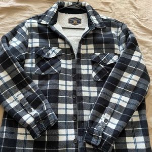 Sherpa Lined Flannel Jacket